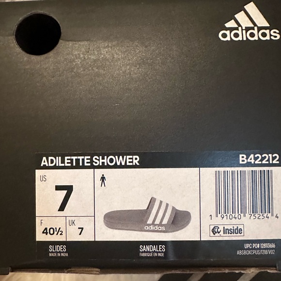 Adidas Men's Adilette Shower Slide - Picture 3 of 5
